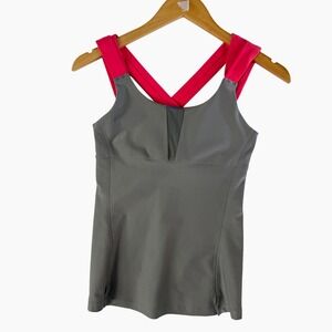 Alo Yoga Womens Activewear Criss-Cross Back Tank Top Size 6 Workout Athleisure